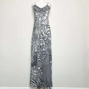 Vitamin A‎ Zebra Print Coverup Maxi Dress